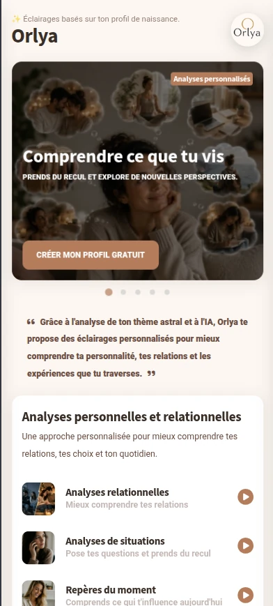 Accueil Orlya