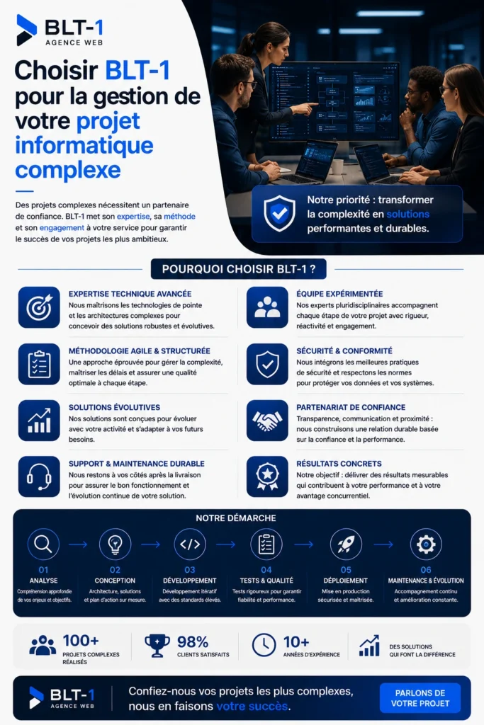 Choisir BLT-1 pour la gestion de votre projet informatique complexe