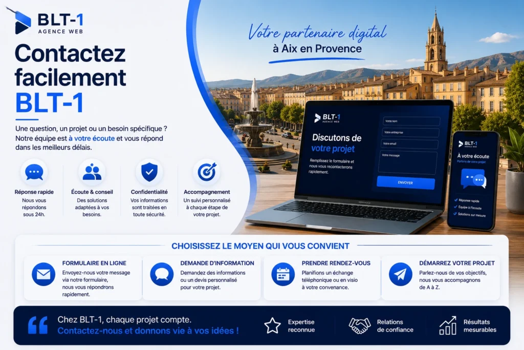 Nous Contacter 1 Contactez facilement BLT-1