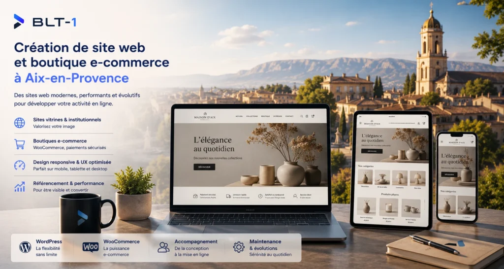 Création de site web et boutique e-commerce à Aix-en-Provence