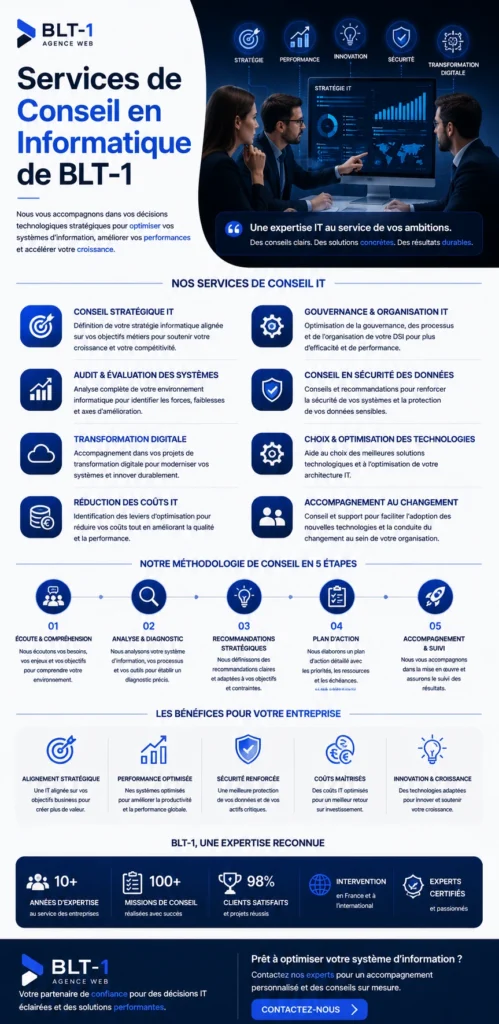 Services de Conseil en Informatique de BLT-1
